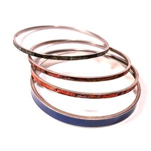 $7️⃣ Four Piece Boho Bangle Bracelet Set